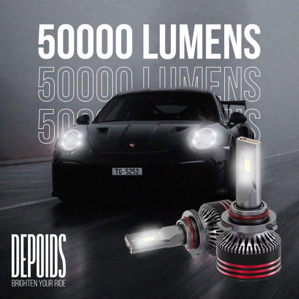 H11 LED Head Light Bulbs (Low Beam/Fog) (Pair) 300W | BRIGHTEST LED IN PAKISTAN - Image 2